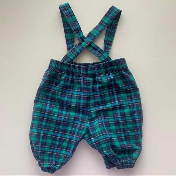 Vintage Plaid Suspender Pants - Picture 6 of 6